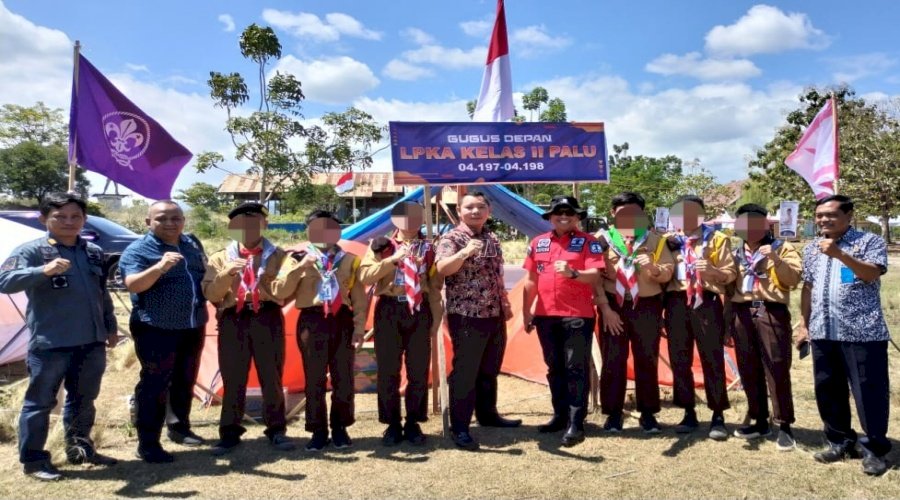 Anak Binaan LPKA Palu Berpartisipasi dalam Raimuna Kota Palu