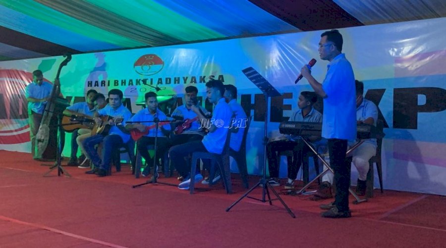 Grup Musik dan Kesenian Warga Binaan Lapas Tahuna Meriahkan Pembukaan Adhyaksa Sangihe Expo 2023