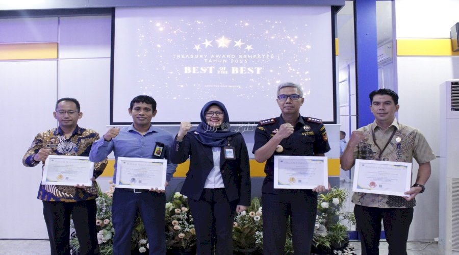 Lapas Tanjungpandan Raih Penghargaan Terbaik I IKPA dari KPPN Tanjungpandan