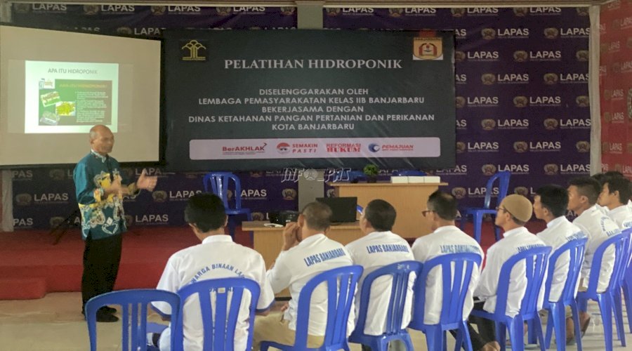 Lapas Banjarbaru Bekali Warga Binaan dengan Pelatihan Hidroponik