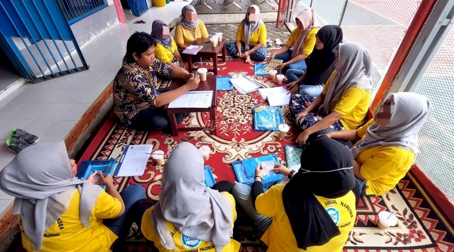Bersama IKAI, Lapas Perempuan Palembang Gelar Konseling Sosial Warga Binaan