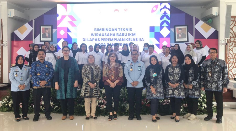 Gandeng Kemenperin, Lapas Perempuan Tangerang Gelar Sejumlah Bimtek bagi Warga Binaan 