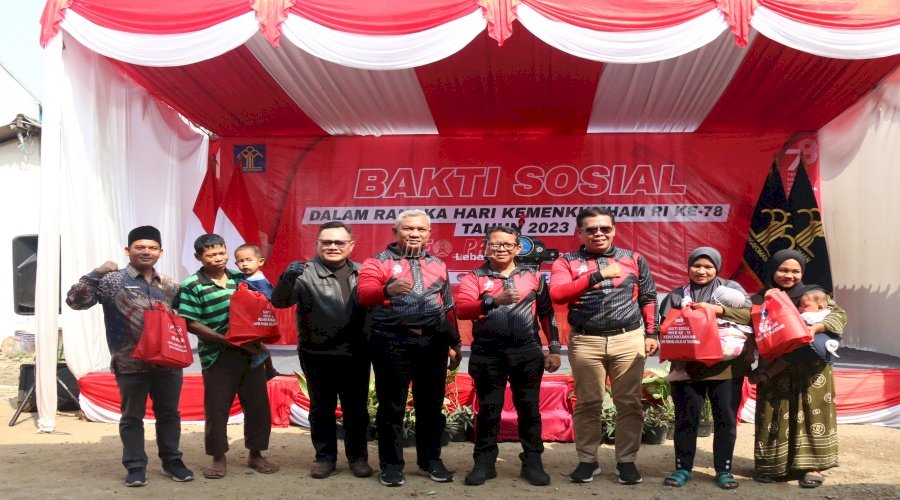 Ditjenpas-Kanwil Kemenkumham Banten Serahkan Ratusan Paket Pengentasan Stunting bagi Masyarakat Lebak