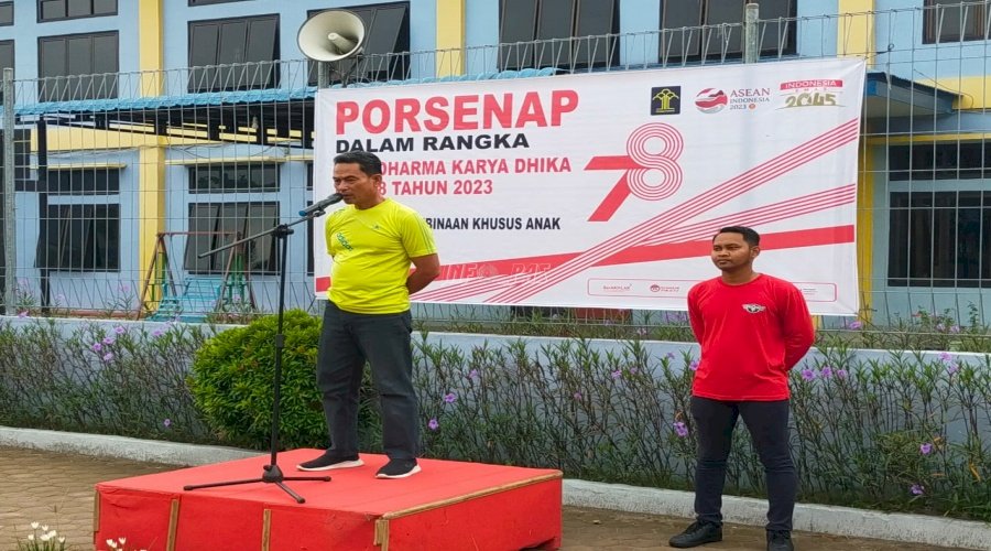 Pembukaan Porsenap Tahun 2023, Ini Pesan Kepala LPKA Medan