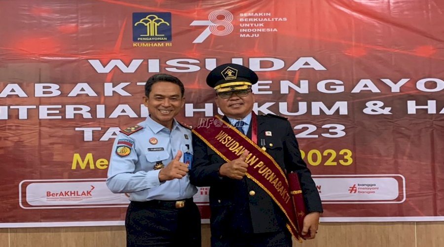 LPKA Medan Lepas 3 Petugasnya pada Wisuda Purnabakti Wilayah Medan