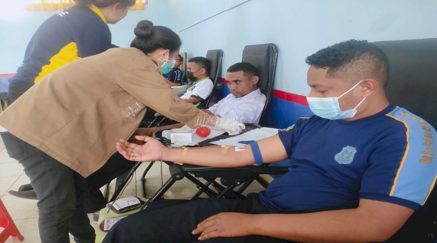 Rutan SoE Gandeng RSUD SoE Gelar Donor Darah