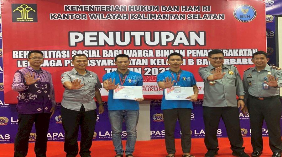 Warga Binaan Lapas Banjarbaru Rampungkan Program Rehabilitasi Sosial TA 2023