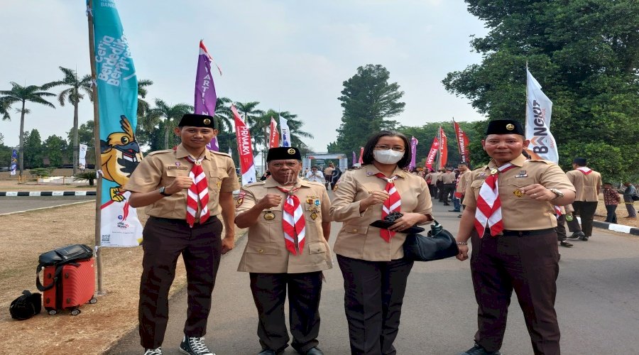 Hadir Langsung, Kepala LPKA Palu Dukung Anak Binaan di Raimuna Nasional Tahun 2023