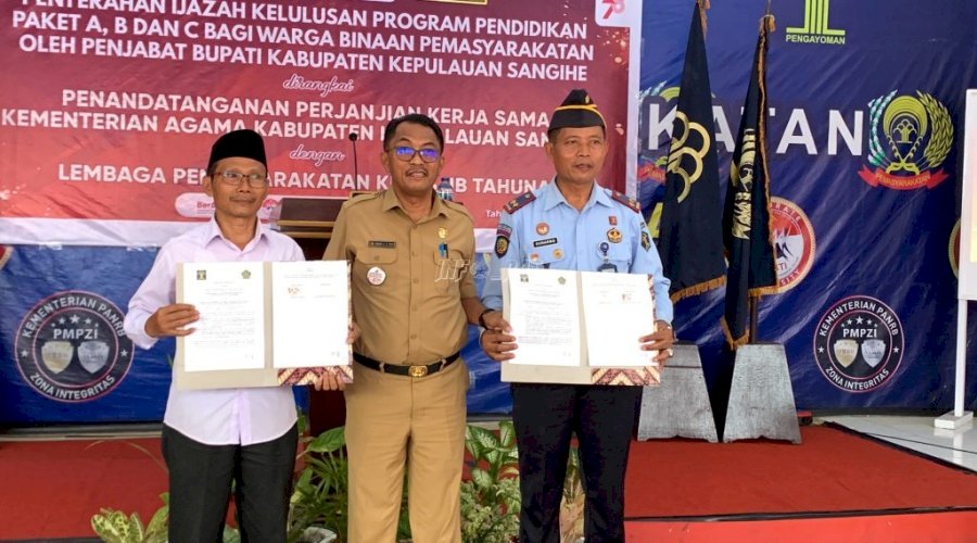 Tingkatkan Pembinaan Keagamaan, Lapas Tahuna Jalin PKS dengan Kemenag Sangihe