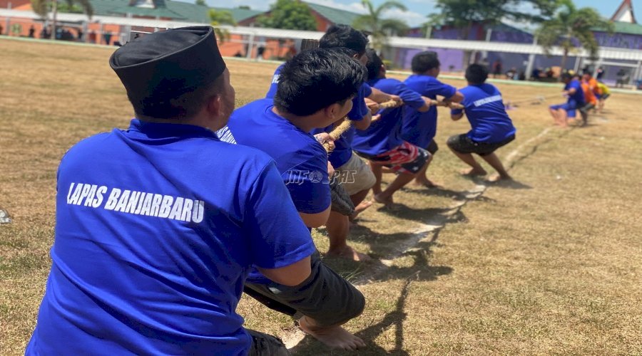 Meriahkan HUT Ke-78 RI, Lapas Banjarbaru Gelar Beragam Lomba Tradisional