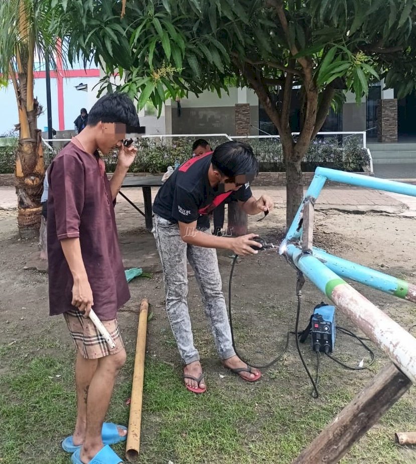 LPKA Medan Gelar Training Kerja Las Listrik bagi Anak Binaan