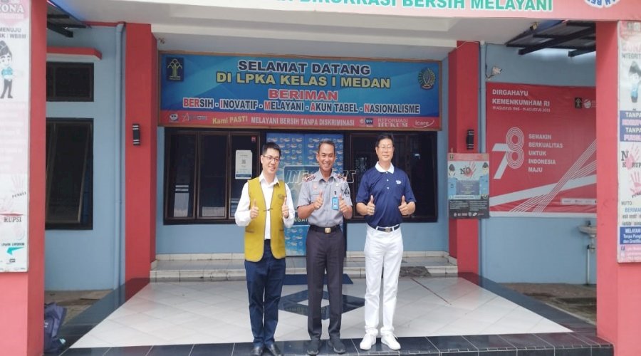 Sinergi LPKA Medan-Yayasan Buddha Tzu Chi Indonesia Berbuah Lapangan Olahraga bagi Anak Binaan