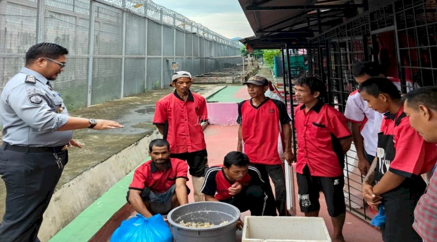 Lapas Medan Kelola Sampah Organik melalui Budidaya Maggot