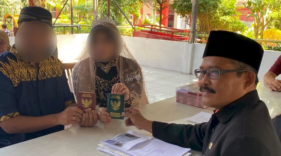 Warga Binaan Ikat Janji Suci di Balik Jeruji Lapas Semarang