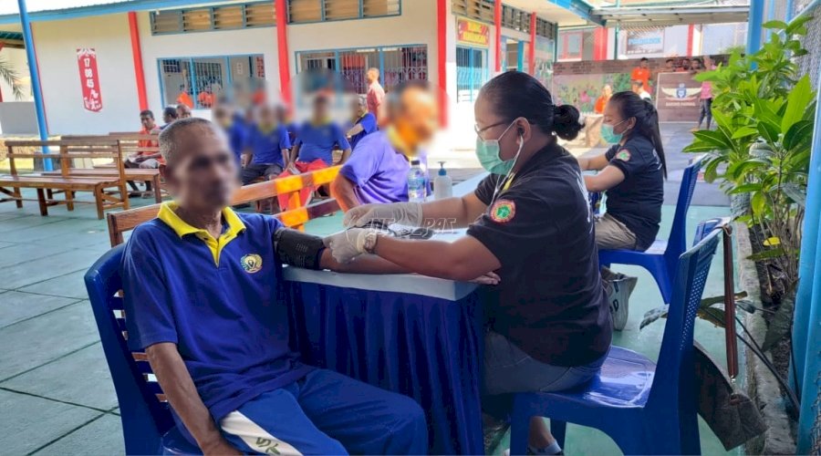 Lapas Kalabahi Gelar Pemeriksaan Kesehatan dan Pengobatan Gratis bagi Warga Binaan