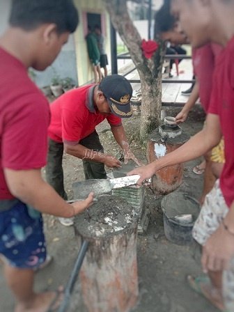 LPKA Medan Siapkan Anak Binaan Berwirausaha Melalui Pelatihan Pembuatan Paving Blok