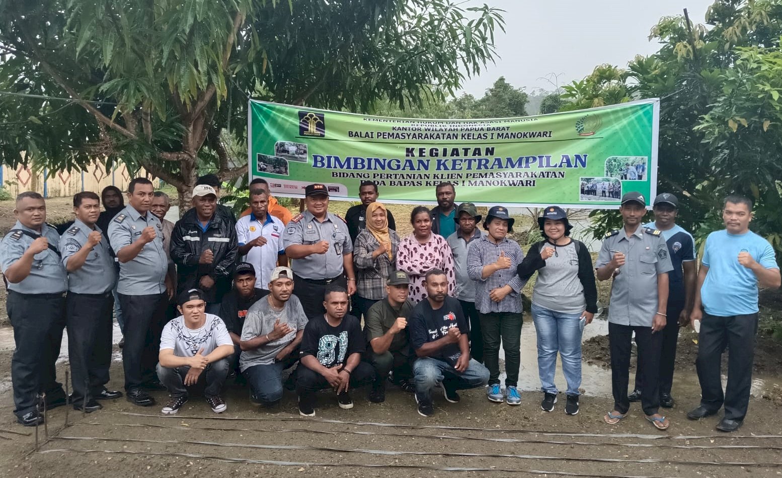 Tingkatkan Keterampilan Klien, Bapas Manokwari Berikan Pelatihan Pertanian