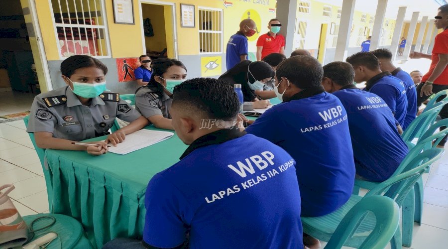 Lapas Kupang Lakukan Skrining Gejala TBC bagi Warga Binaan