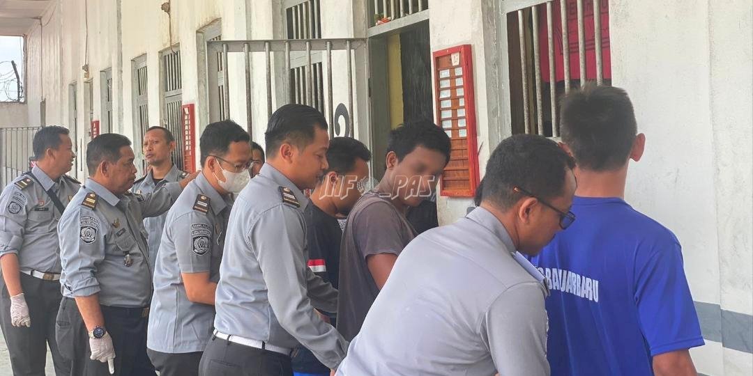 Satops Patnal Lapas Banjarbaru Kembali Razia Kamar Hunian Warga Binaan
