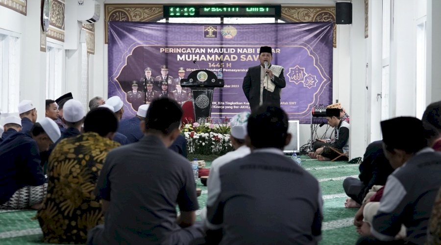 Bawa Pesan Perayaan Maulid Nabi, Pegawai Ditjenpas Diajak Teladani Kehidupan Rasulullah