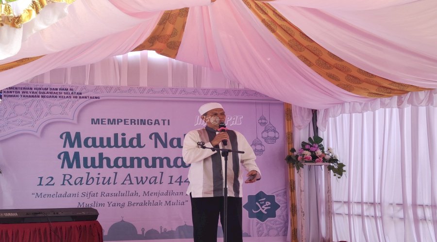 Peringati Maulid Nabi Muhammad SAW, Rutan Bantaeng Tampilkan Hasil Pembinaan