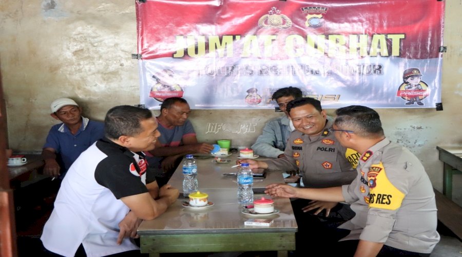 Kalapas Tanjungpandan Serap Aspirasi Masyarakat di “Jumat Curhat” Polres Belitung Timur