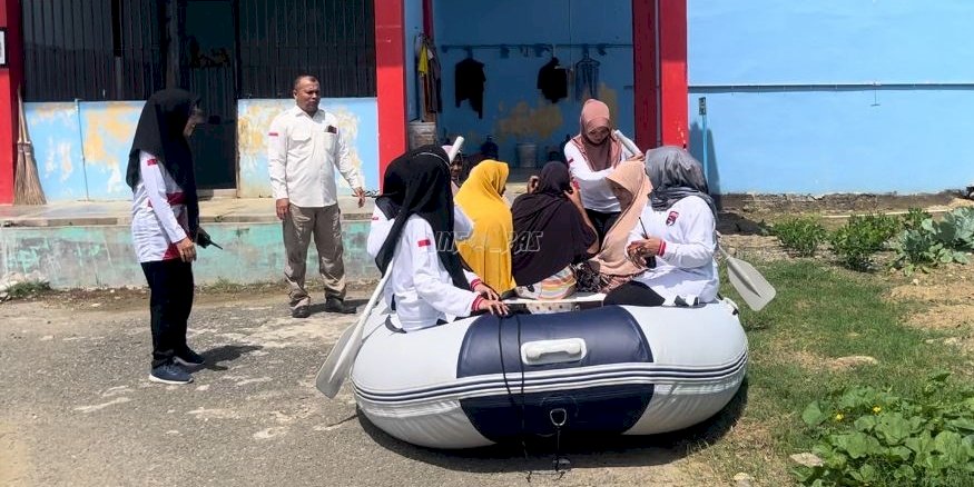 Siaga Banjir, Petugas Lapas Perempuan Sigli Serap Ilmu dari BPBD Kab. Pidie