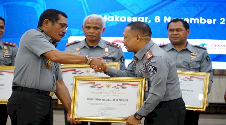 2 Tahun Berturut-Turut, Rutan Bantaeng Kembali Raih Predikat P2HAM