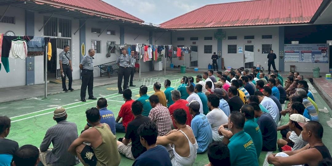 Buka Forum Diskusi, Lapas Palangka Raya Ajak Warga Binaan Jaga Keamanan dan Ketertiban