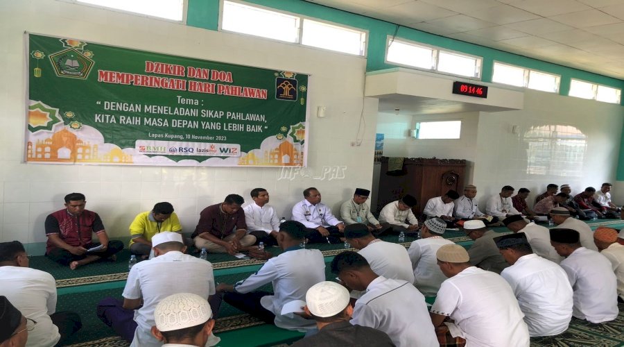 Lapas Kupang Peringati Hari Pahlawan dengan Zikir dan Doa Bersama