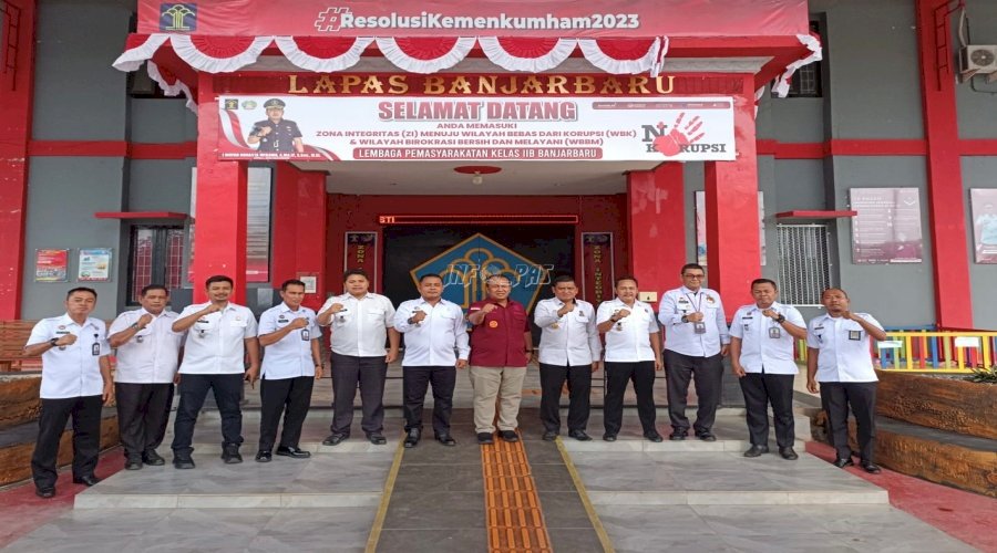 Lapas Banjarbaru dan Lapas Narkotika Karang Intan Sambut Kunjungan Irwil III Kemenkumham 