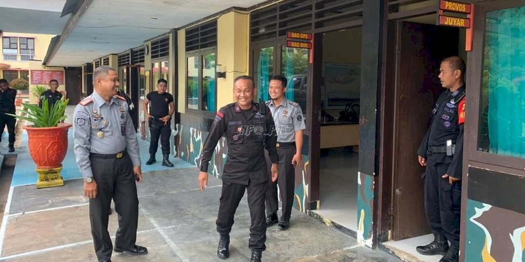 Lapas Tolitoli Perkuat Sinergi Kamtib dengan Brimob Tolitoli