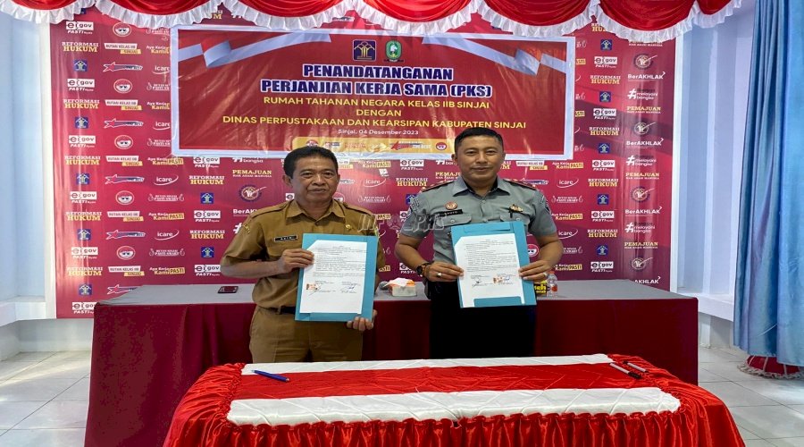 Rutan Sinjai Sepakati PKS dengan Dispusip Kabupaten Sinjai