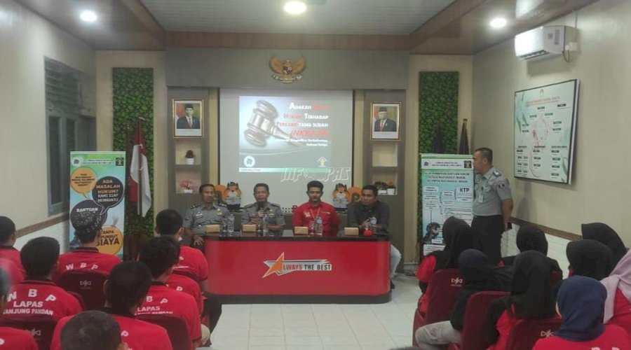 Gandeng LKBH Belitung, Lapas Tanjungpandan Fasilitasi Warga Binaan Penyuluhan Hukum Gratis