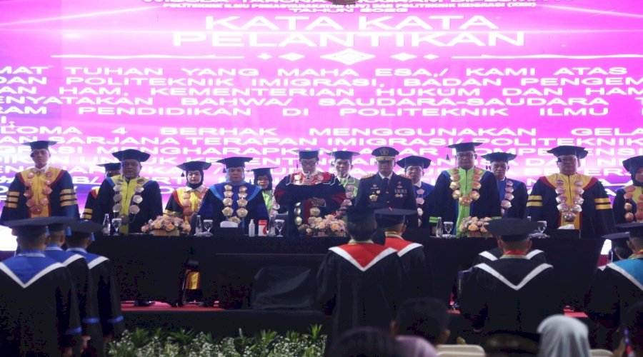 310 Taruna Poltekip Diwisuda, Menkumham: Miliki Karakter Moral dan Karakter Kinerja