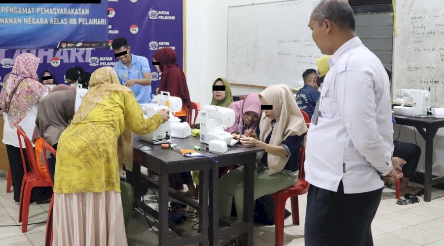 Rutan Pelaihari Bekali Warga Binaan dengan Pelatihan Menjahit