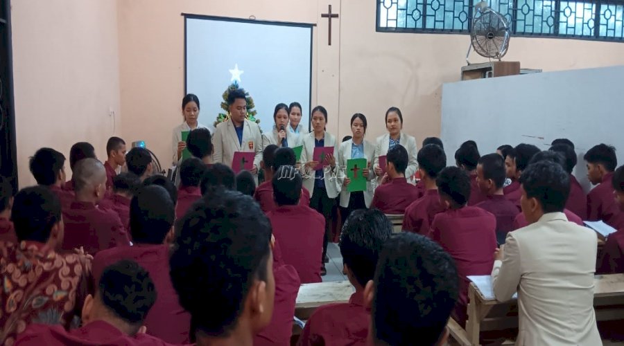 Anak Binaan LPKA Medan Rayakan Natal Bersama Mahasiswa STT Abdi Sabda Medan