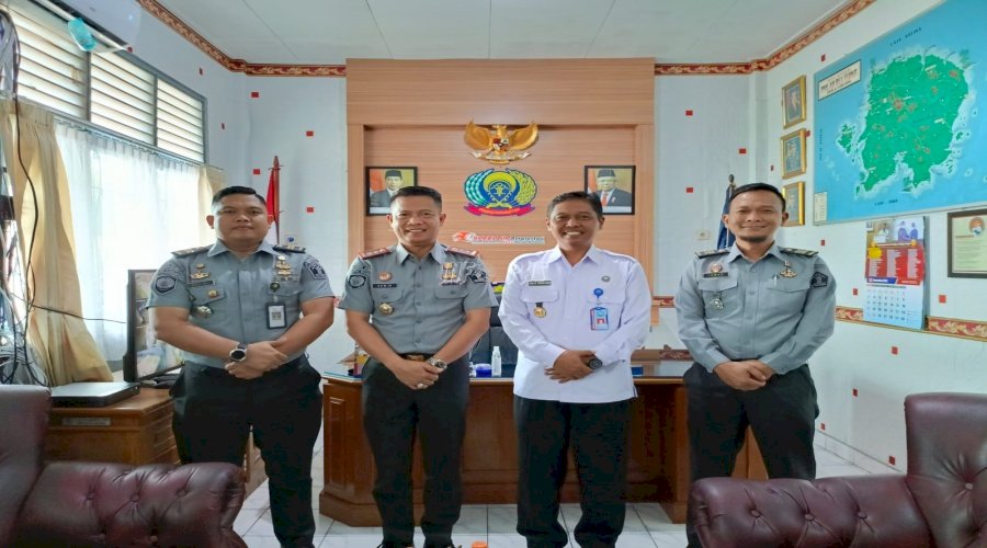 Lapas Tanjungpandan Sambut Silaturahmi Kepala BNNK Belitung