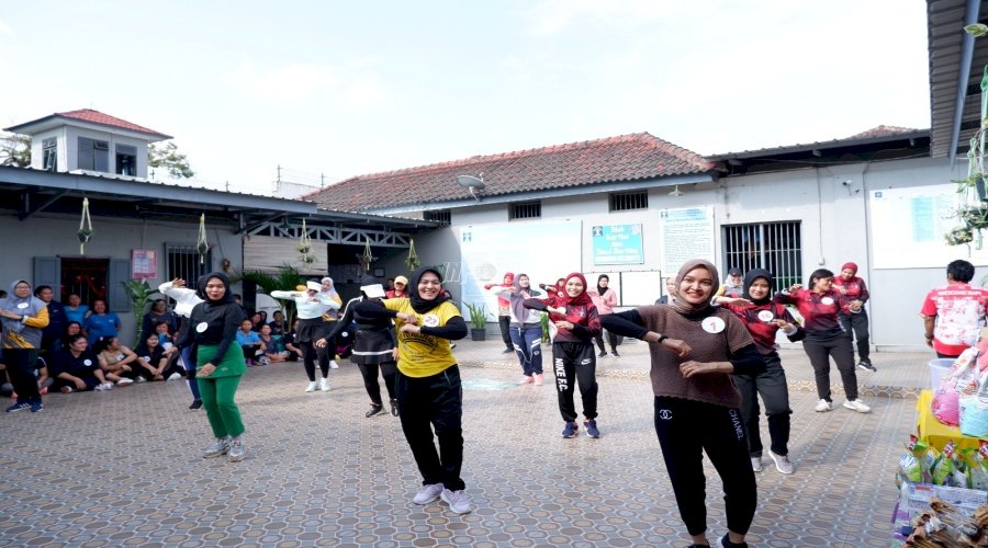 Lomba Senam Aerobik Meriahkan Peringatan Hari Ibu di Lapas Perempuan Pangkalpinang