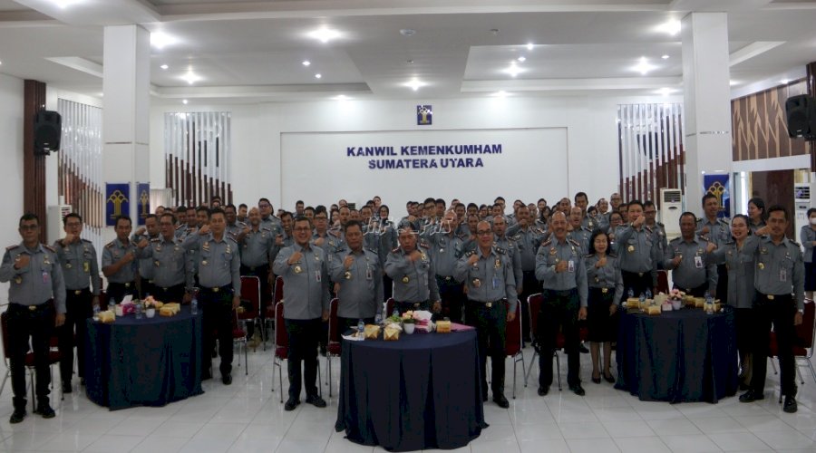 Rakor Evaluasi Akhir Tahun 2023, LPKA Medan Optimis Tingkatkan Kinerja