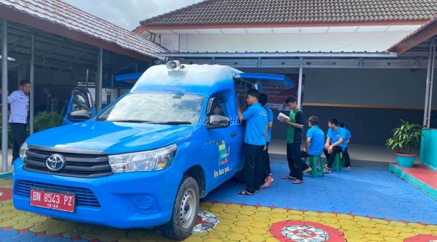 Kehadiran Perpustakaan Keliling Tingkatkan Minat Baca Anak Binaan LPKA Pangkalpinang