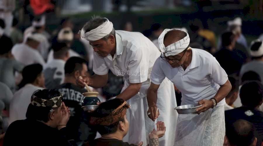 Malam Siwaratri, Lapas Tabanan Fasilitasi Petugas dan Warga Binaan Laksanakan Perenungan Diri