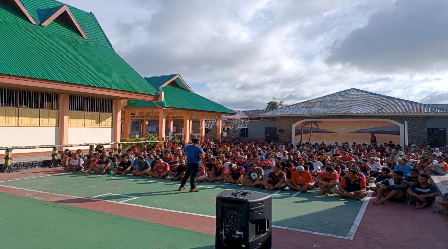 Pastikan Hak Pilih Warga Binaan, Rutan Ambon Sosialisasikan Tata Cara Pemilu