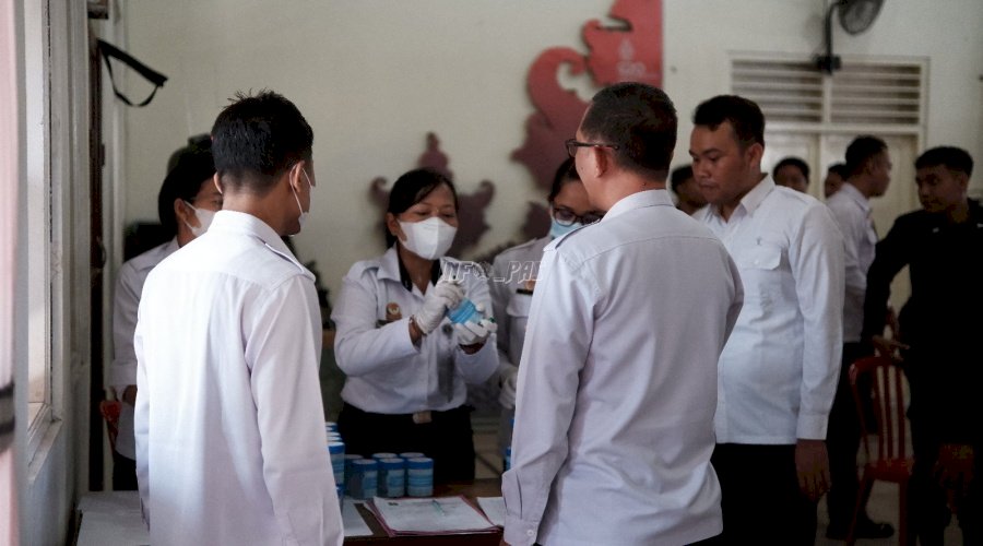 Dites Urine, Petugas Lapas Tabanan Bersih dari Narkoba