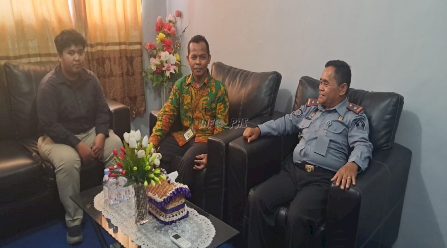 Jalin Silaturahmi, Kalapas Namlea Sambut Kunjungan Kepala KP2KP Namlea 
