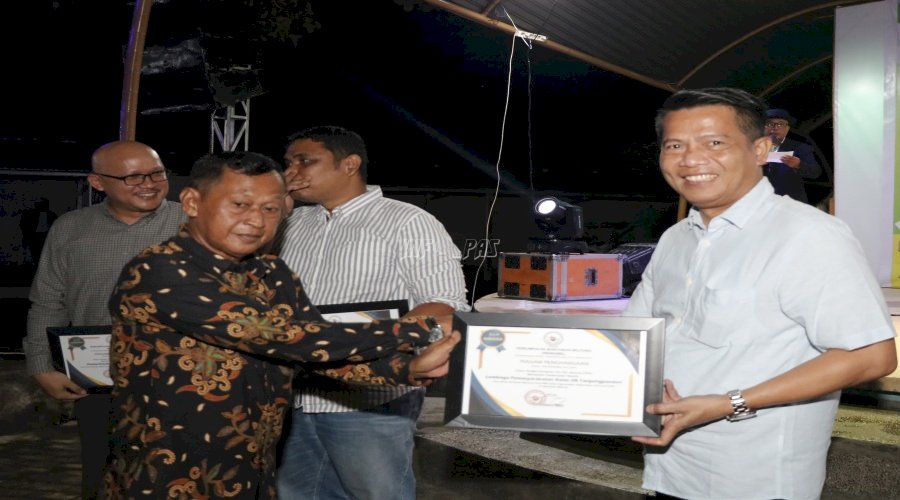 Lapas Tanjungpandan Raih Penghargaan pada Peringatan Hari Pers di Belitung