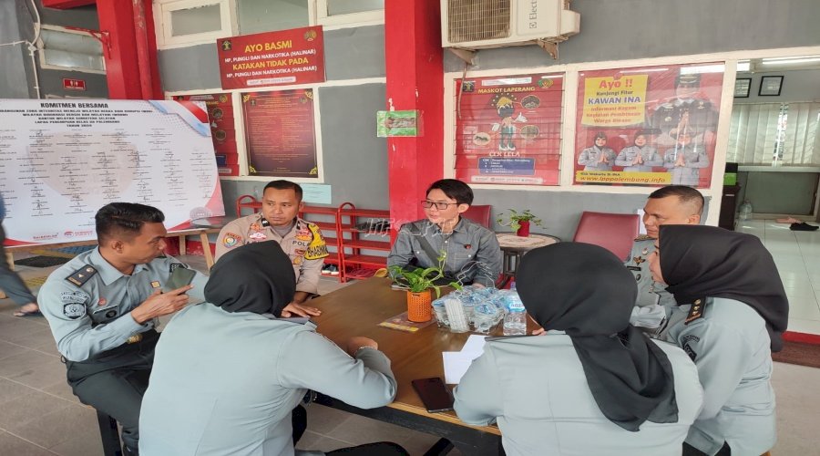 Lapas Perempuan Palembang dan Bhabinkamtibmas Cek Kesiapan Jelang Pemilu 2024