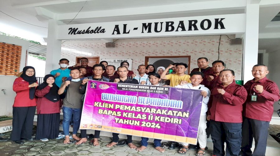 Sambut Ramadan, Bapas Kediri Gelar Bimbingan Kepribadian Klien Dewasa