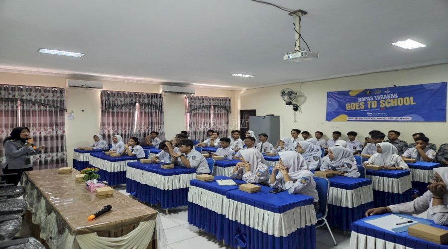 Perdana Goes to School, Bapas Tarakan Sosialisasikan UU SPPA dan Sekolah Kedinasan Poltekip