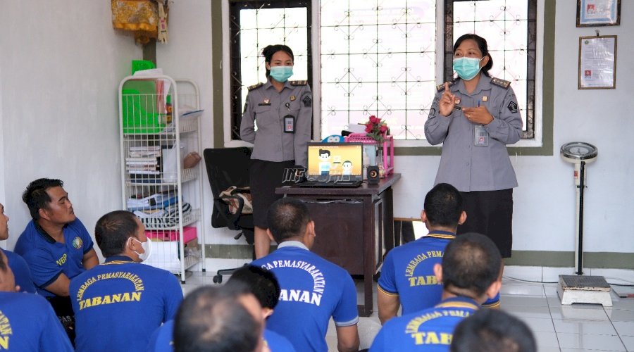 Peringati Hari TBC Sedunia, Tim Medis Lapas Tabanan Gelar Skrining dan Penyuluhan 